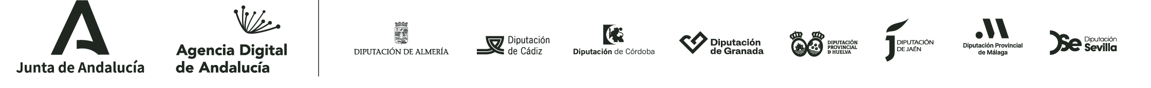 Junta de Andalucía, Agencia Digital de Andalucía y diputaciones provinciales andaluzas